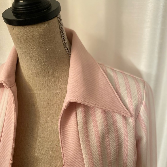 1970’s Vintage Disco Pink Suit with Fringe - Picture 8 of 14